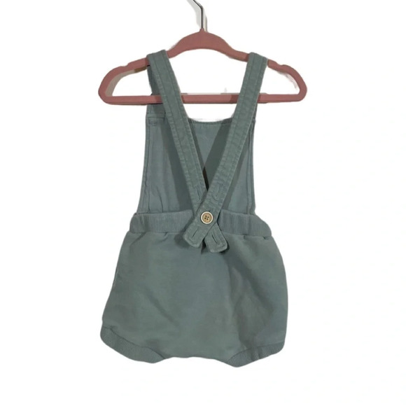 Jamie Kay Mason organic Cotton Playsuit One Piece Jumper in Lake Sea Green - Picture 6 of 10